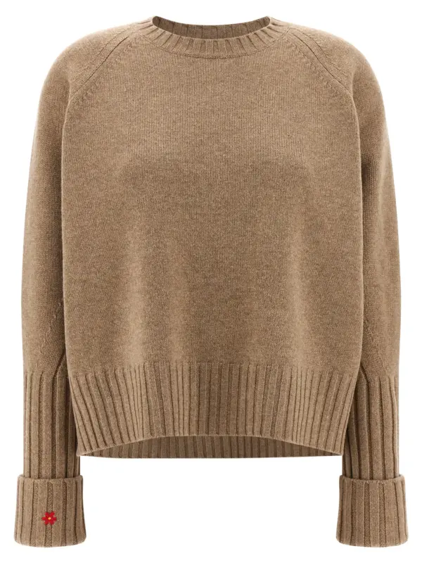 Wool sweater TORY BURCH Beige
