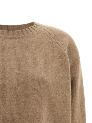 Wool sweater Woman TORY BURCH Beige