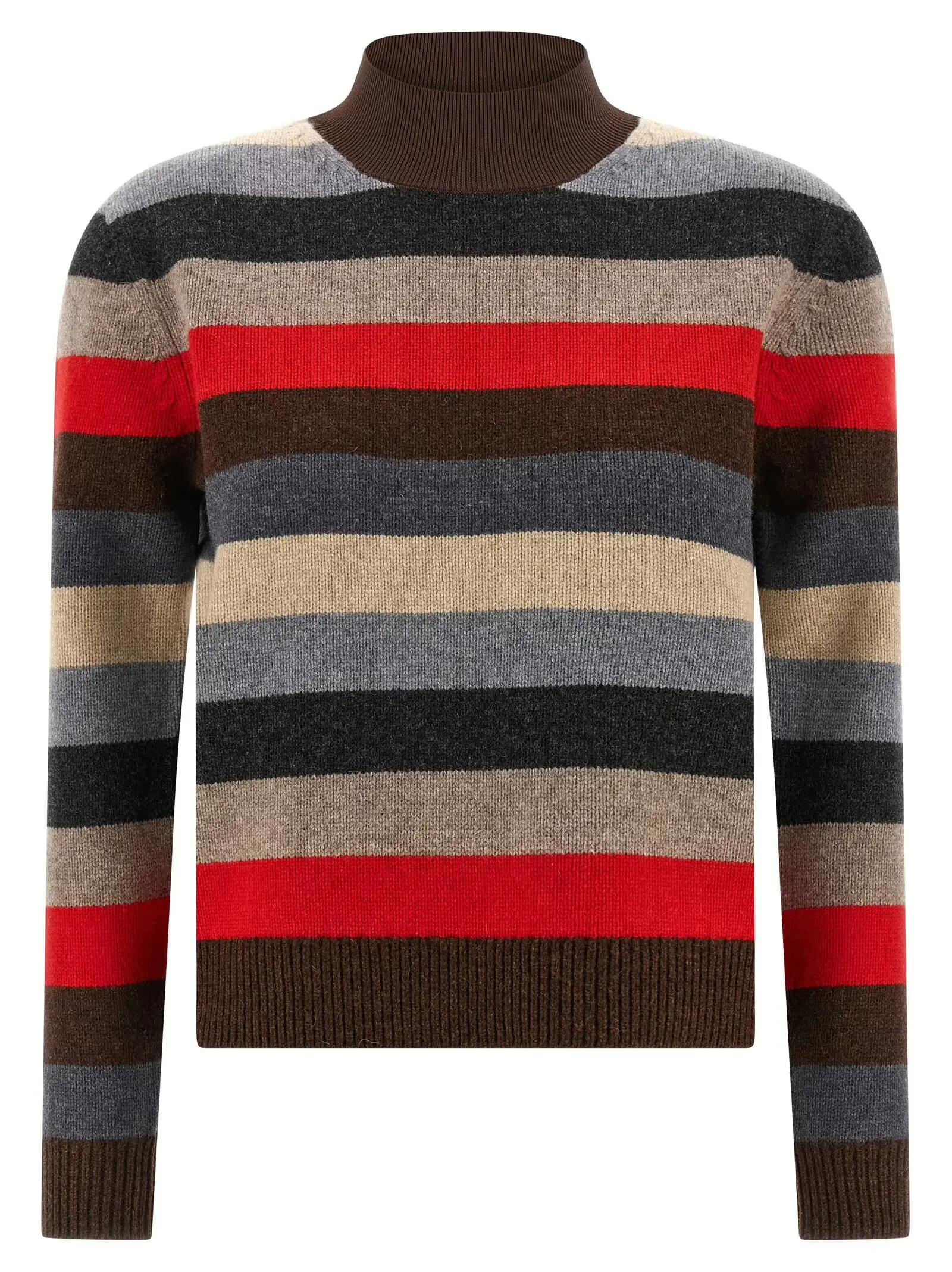 Светр смугастий Tory Burch Багатокольоровий 1 Striped sweater TORY BURCH Multicolor
