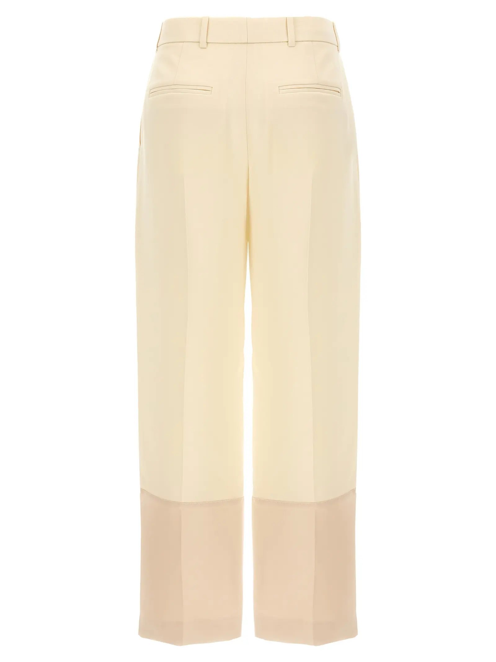 Штани укорочені Cropped Tory Burch Білі 2 Cropped pants 176401117 TORY BURCH White