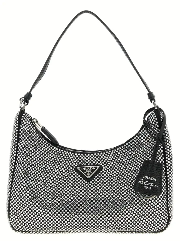 'Prada Re-Edition 2005' shoulder bag PRADA Black