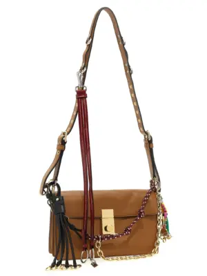 'Prada Soft Sound' small shoulder bag Woman PRADA Brown
