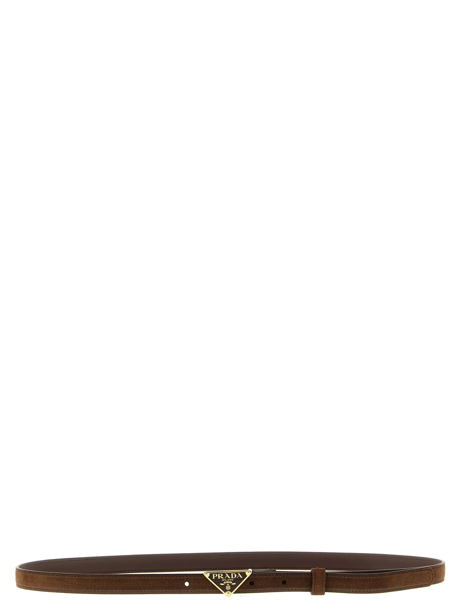 Ремінь Prada Suede Коричневий 1 Suede belt PRADA Brown