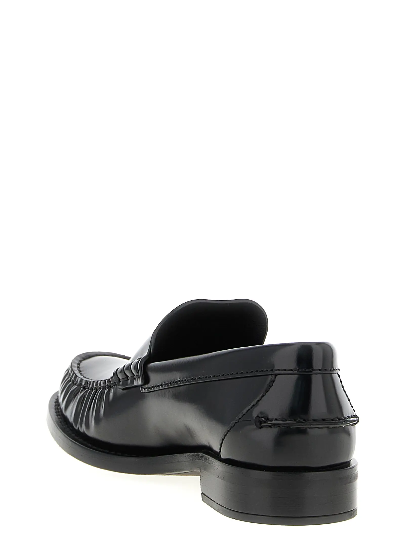 Лофери Brushed leather Prada Чорні 3 Brushed leather loafers Woman PRADA Black
