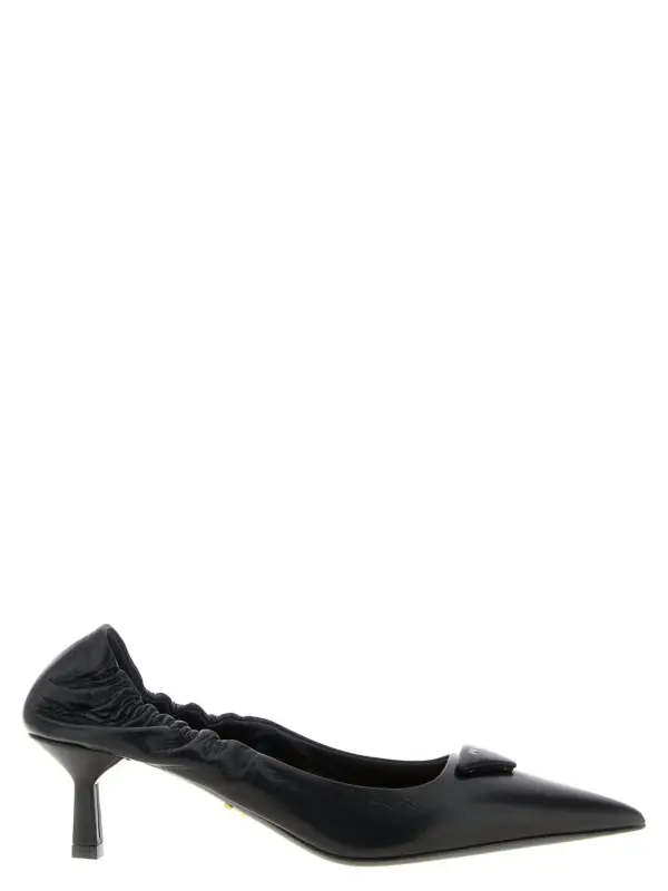 Leather pumps PRADA Black