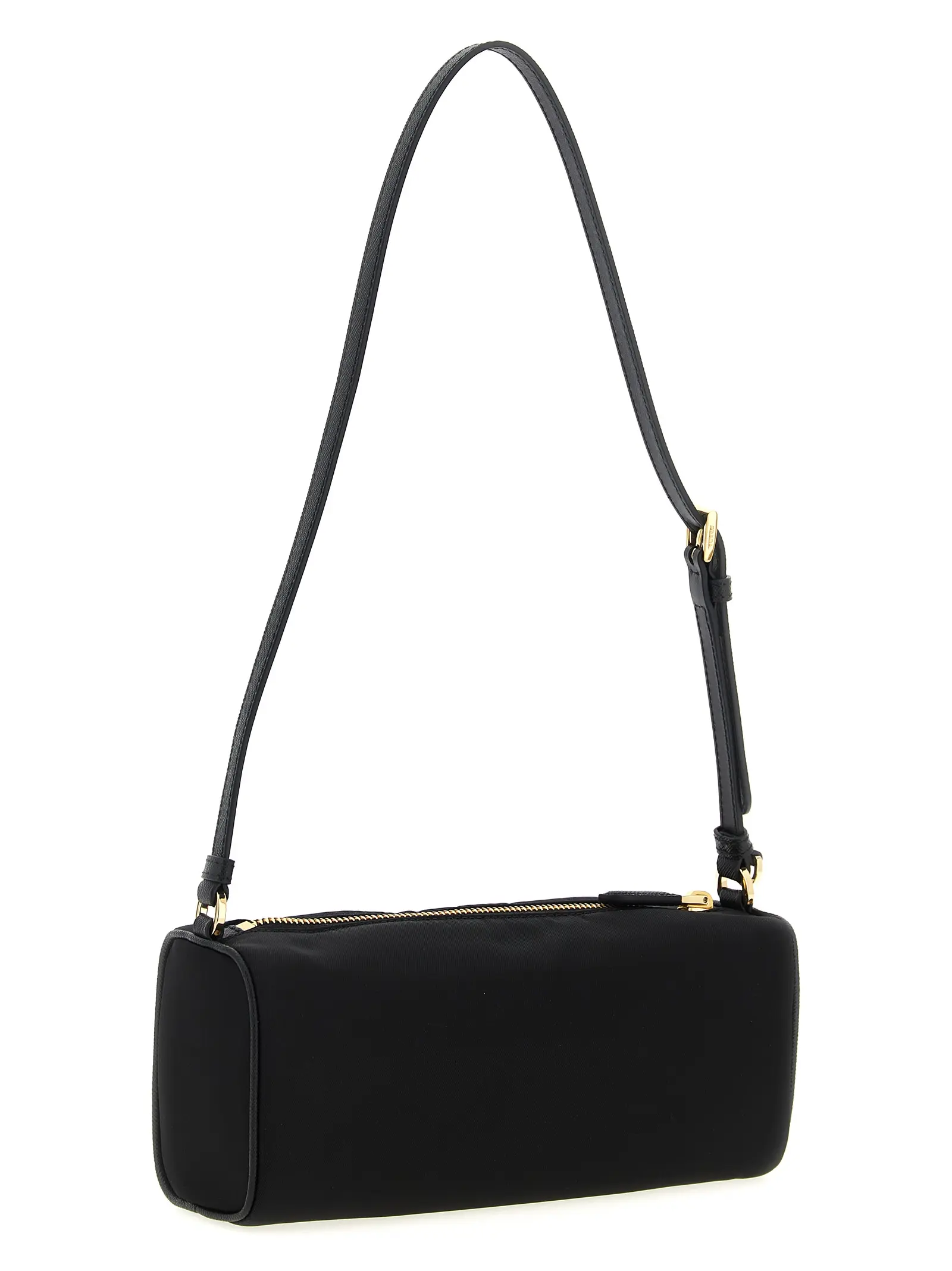 Сумка через плече Prada Triangle Logo Чорна 2 Triangle logo shoulder bag 1NE0582C05F0002 PRADA Black