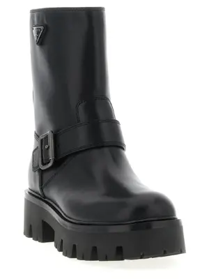 Biker boots 1U187OF050UZEF0002 PRADA Black