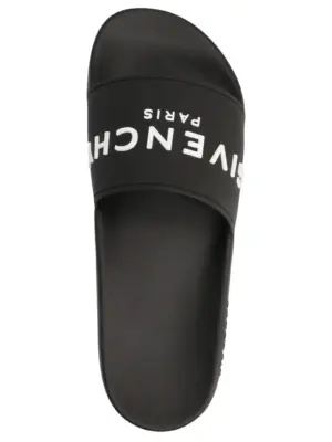 Logo slides Man GIVENCHY White/Black
