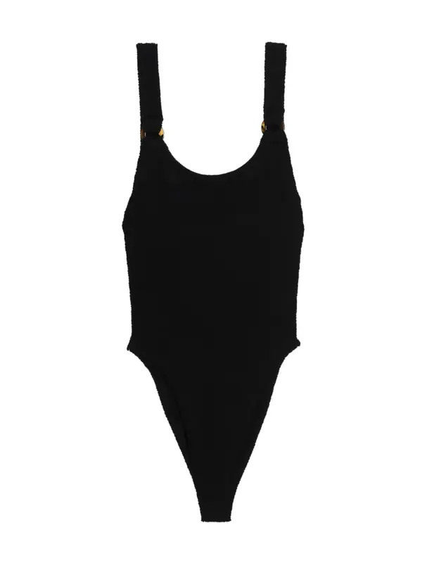 'Domino' one-piece swimsuit HUNZA G Black