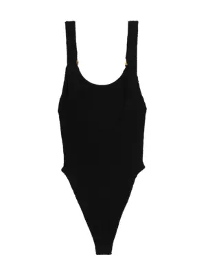 'Domino' one-piece swimsuit DOMINOSWIMBLACK HUNZA G Black