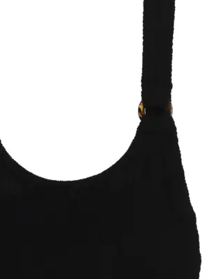 'Domino' one-piece swimsuit Woman HUNZA G Black