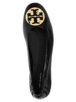 'New logo' ballet flats Woman TORY BURCH Black