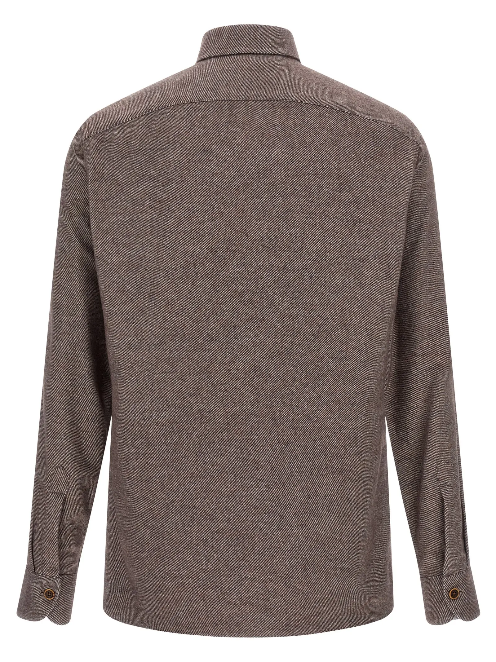 Сорочка Borriello Flannel Коричнева 2 Flannel shirt 210605 BORRIELLO Brown