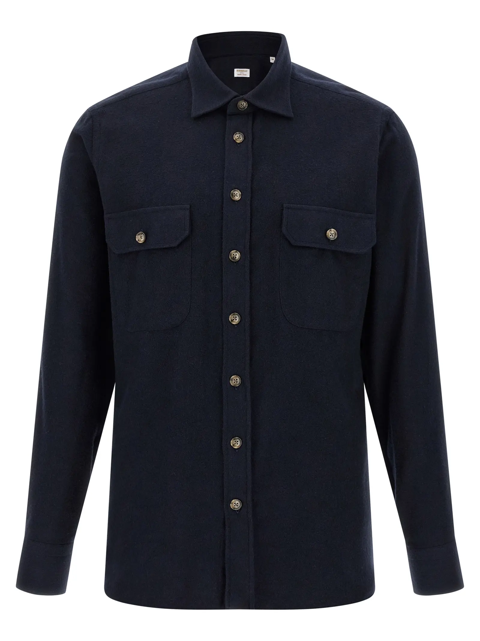 Сорочка Borriello Flannel Синя 1 Flannel shirt BORRIELLO Blue