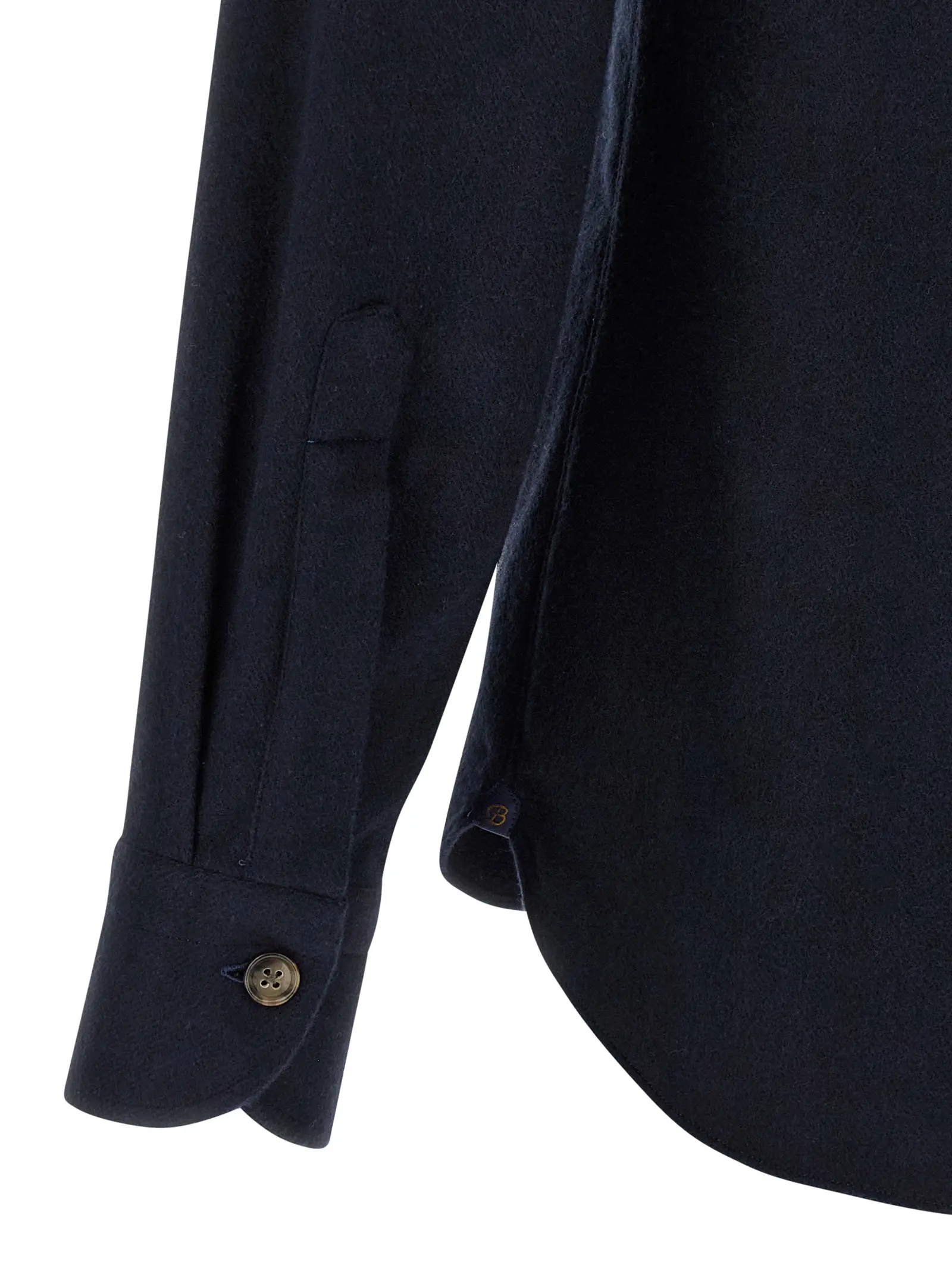 Сорочка Borriello Flannel Синя 4 Flannel shirt 100% cotton BORRIELLO Blue