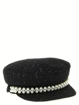 'New Abby' hat 2213096001BLACK MAISON MICHEL Black
