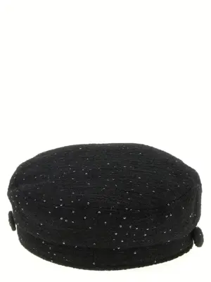 'New Abby' hat Woman MAISON MICHEL Black