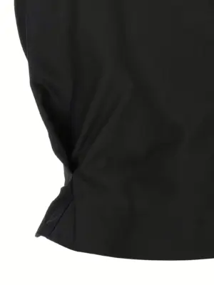 '13' Bustier Top 100% cotton MAGDA BUTRYM Black