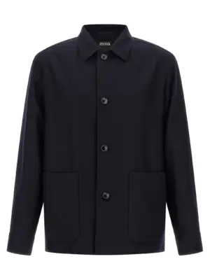 'Alpe' overshirt ZEGNA Blue