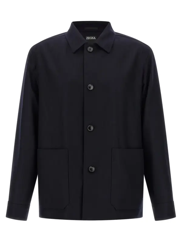 'Alpe' overshirt ZEGNA Blue