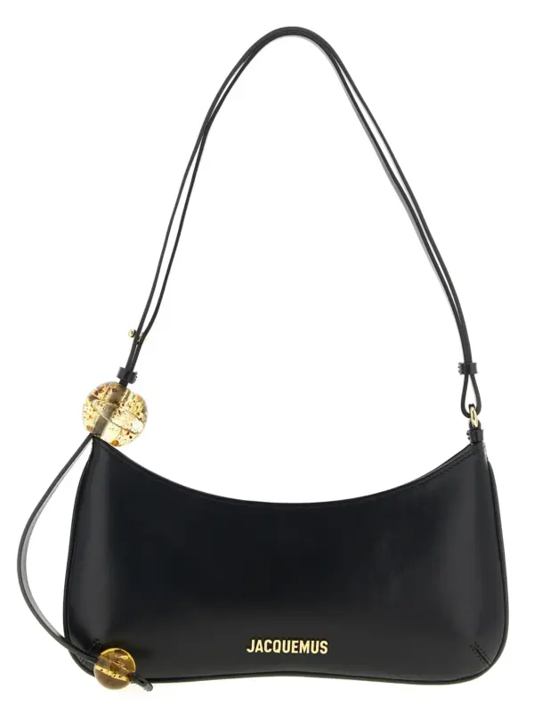 'Le Bisou Perle' shoulder bag JACQUEMUS Black