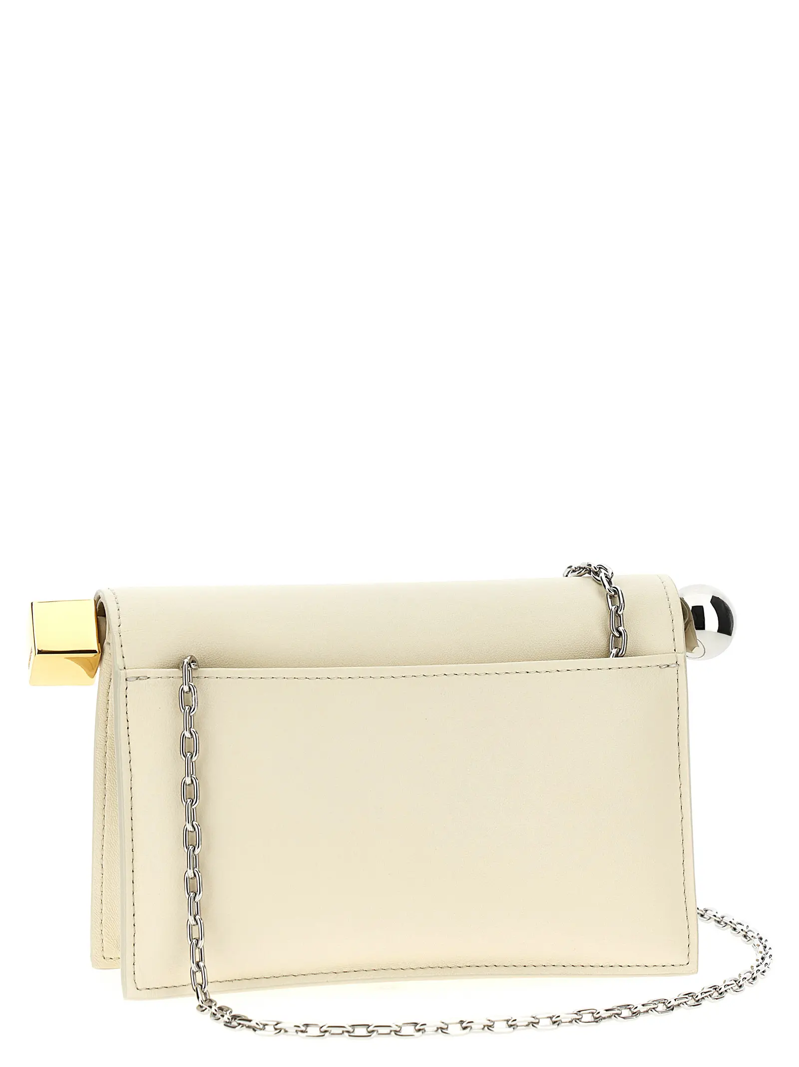 Клатч Jacquemus La Petite Pochette Rond Carré Білий 2 'La Petite Pochette Rond Carré' clutch 24EBAW00392AC27L14115 JACQUEMUS White