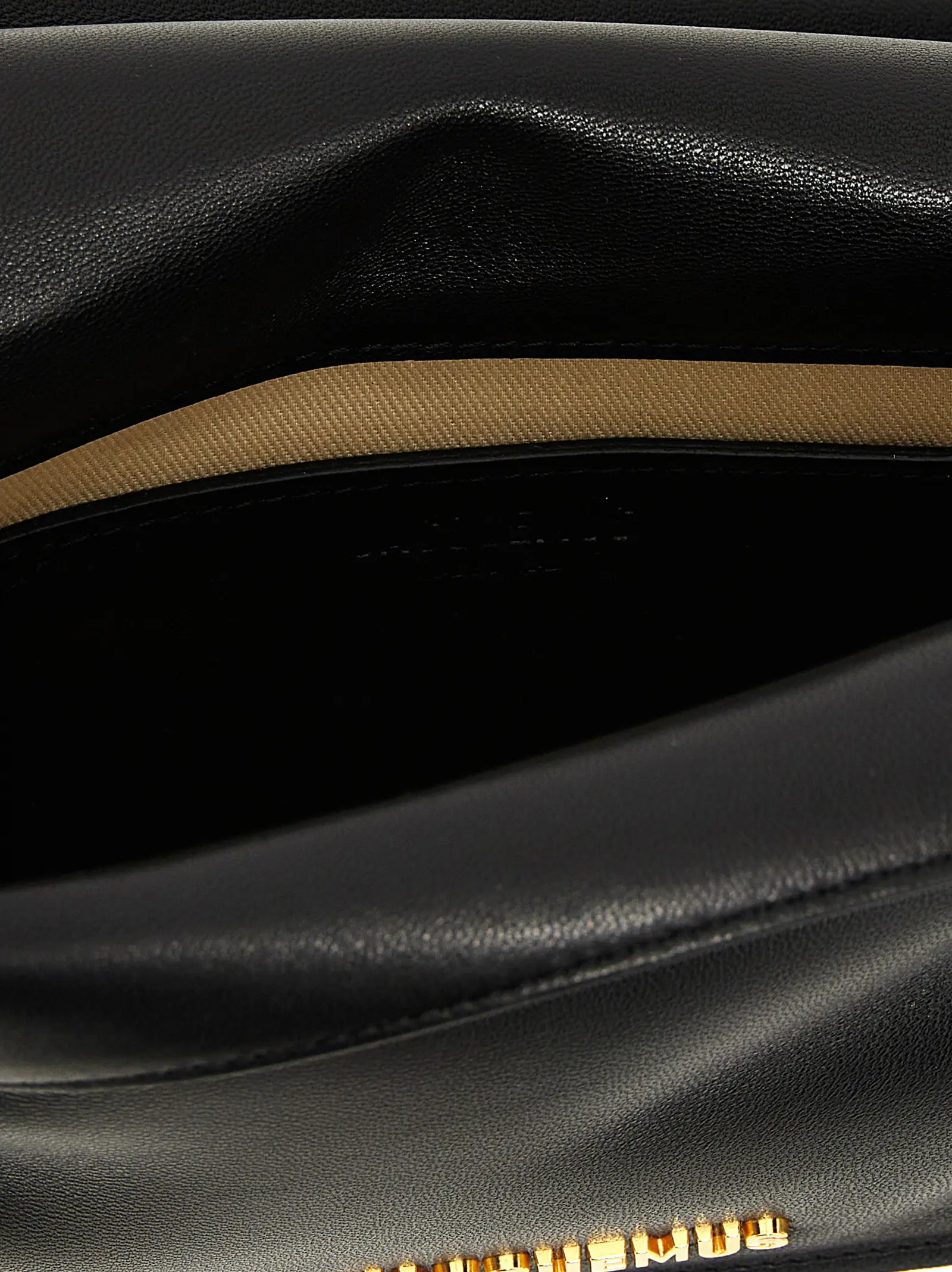 Клатч Jacquemus La Petite Pochette Rond Carré Чорний 4 'La Petite Pochette Rond Carré' clutch 100% lamb leather (Ovis aries) JACQUEMUS Black