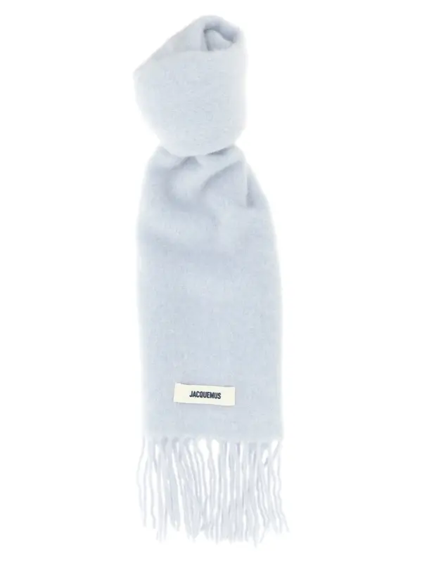 'L'Echarpe Carro' scarf JACQUEMUS Light Blue