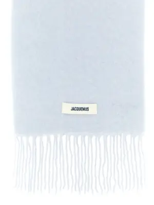 'L'Echarpe Carro' scarf 24HACU00572BOT4032635 JACQUEMUS Light Blue