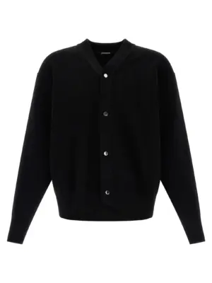 'Le Cardigan Doppio' cardigan JACQUEMUS Black