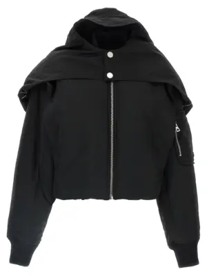 'The Hooded Bomber' jacket 2503UOU005W00700 JEAN PAUL GAULTIER Black
