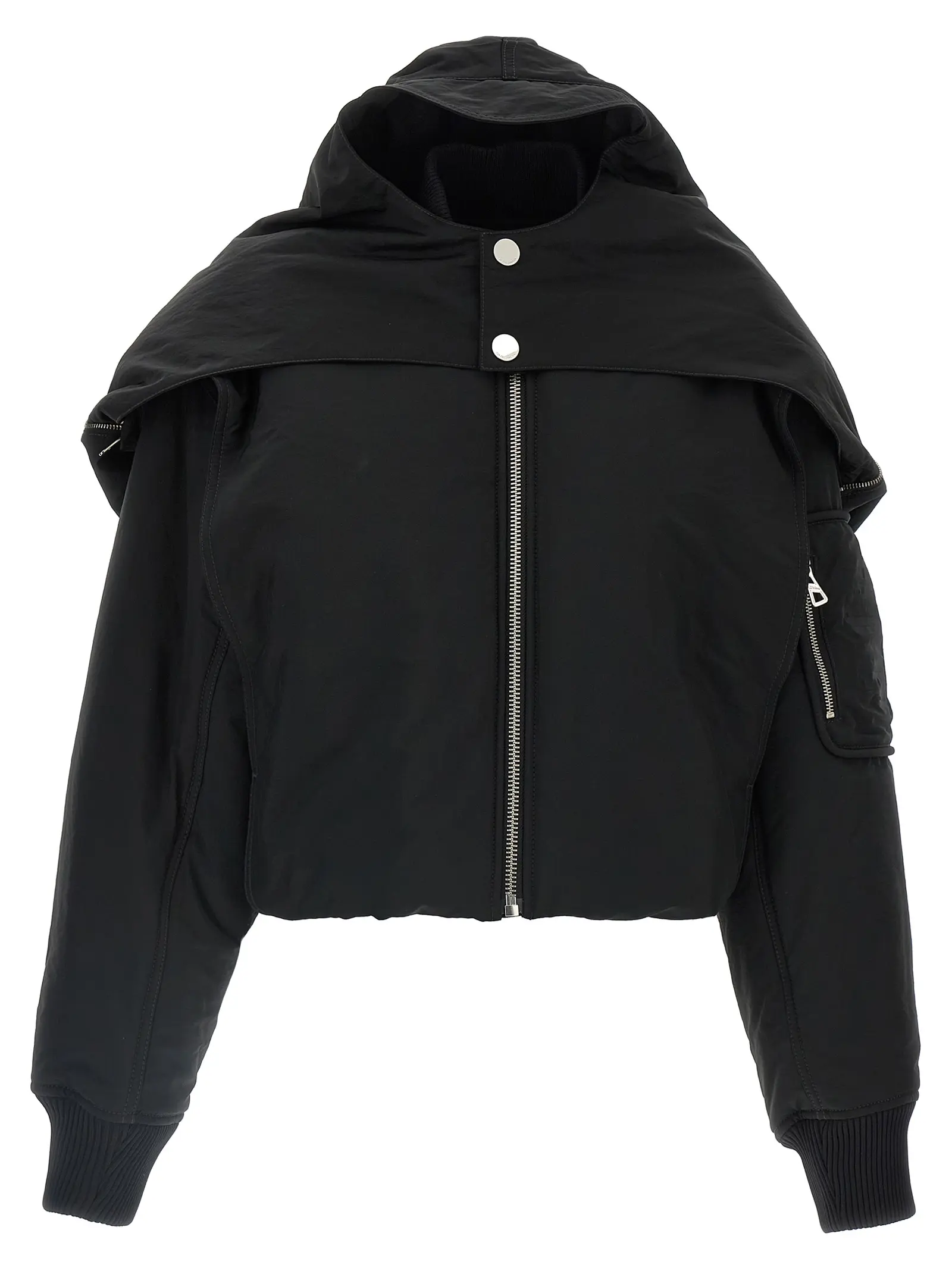 Куртка Jean Paul Gaultier The Hooded Bomber Чорна 2 'The Hooded Bomber' jacket 2503UOU005W00700 JEAN PAUL GAULTIER Black