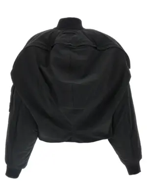 'The Hooded Bomber' jacket Woman JEAN PAUL GAULTIER Black