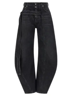 Low waist jeans JEAN PAUL GAULTIER Black