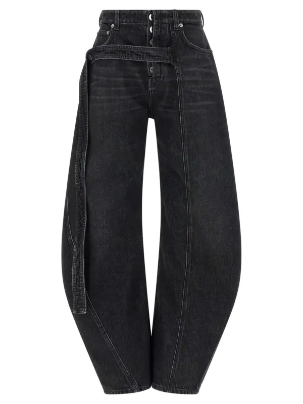 Low waist jeans JEAN PAUL GAULTIER Black