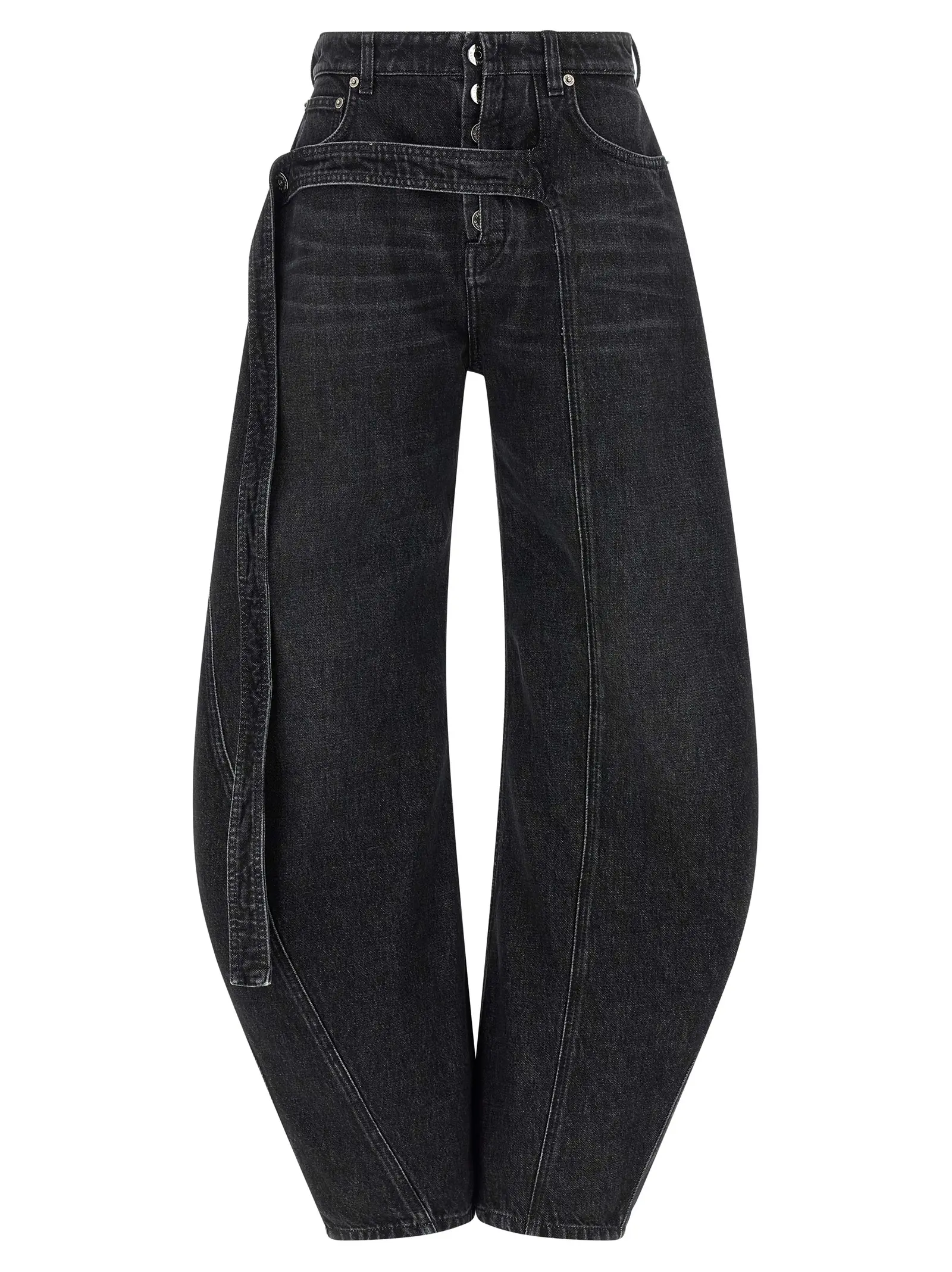 Джинси Jean Paul Gaultier Low waist Чорні 1 Low waist jeans JEAN PAUL GAULTIER Black