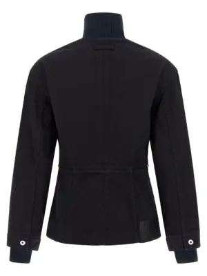 'The Slit Denim' jacket 2504WJA011W04959 JEAN PAUL GAULTIER Blue