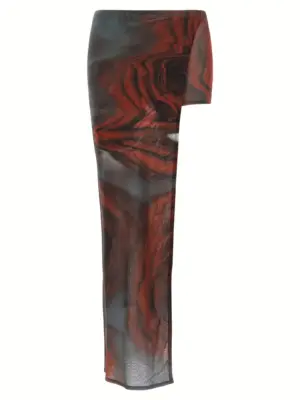 'The Red Blurry Roses' skort JEAN PAUL GAULTIER Multicolor