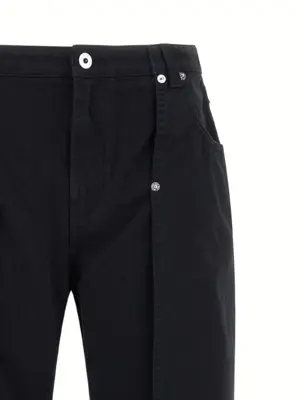 'The Snap-Button Denim' jeans Woman JEAN PAUL GAULTIER Blue