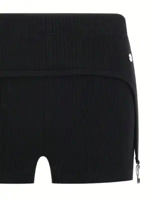'The Black Garter' shorts Woman JEAN PAUL GAULTIER Black