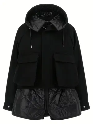 'Melton' blouson SACAI Black