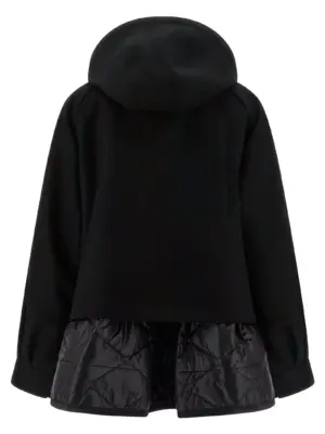 'Melton' blouson 2508067001 SACAI Black