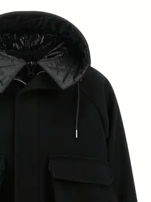 'Melton' blouson Woman SACAI Black