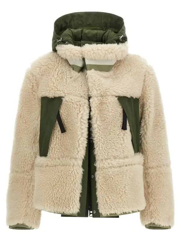 Teddy blouson SACAI White