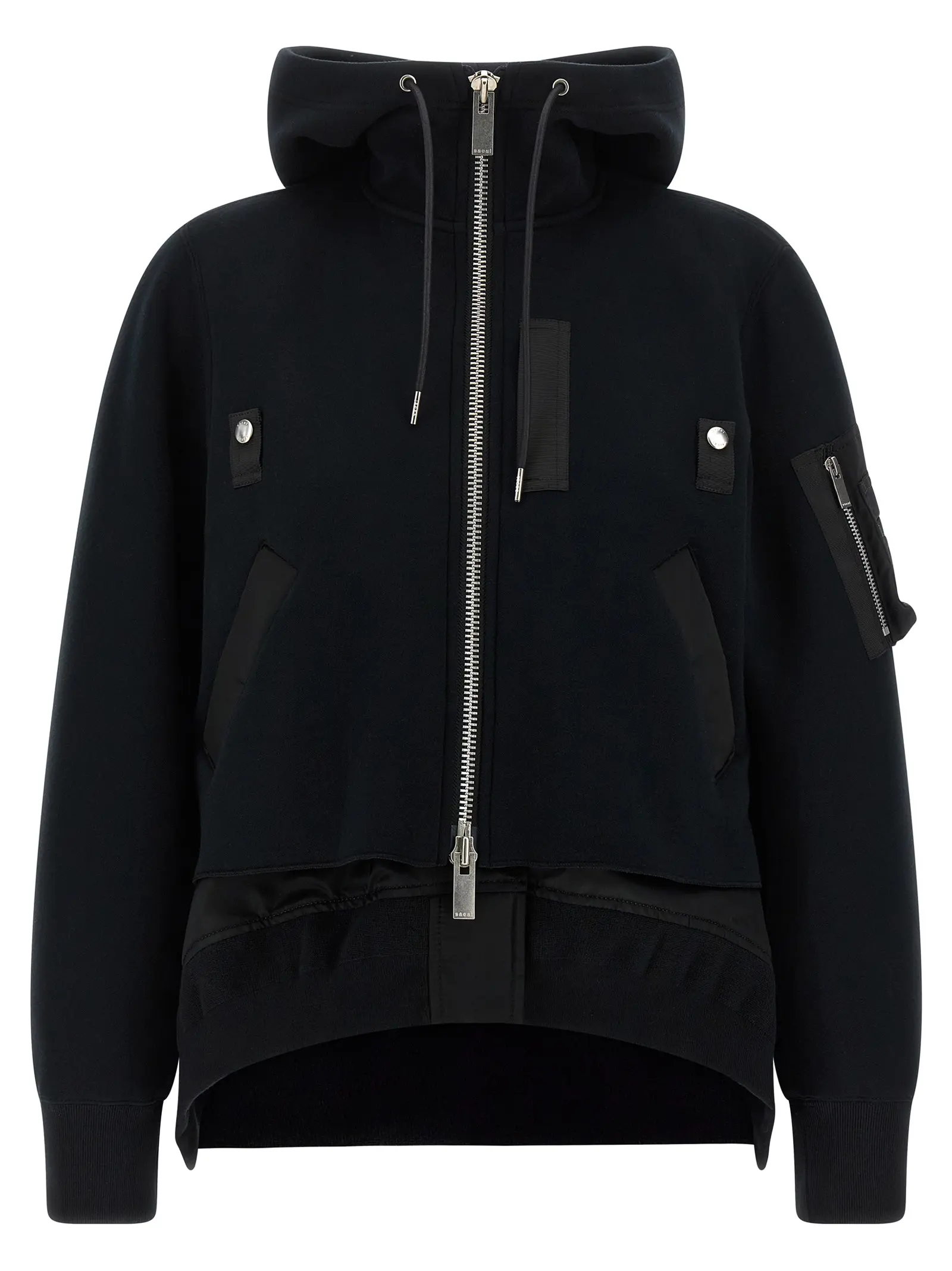 Худі Sponge Sacai Чорне 1 'Sponge' hoodie SACAI Black