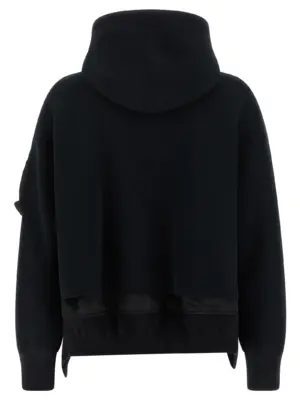 'Sponge' hoodie 2508171002 SACAI Black