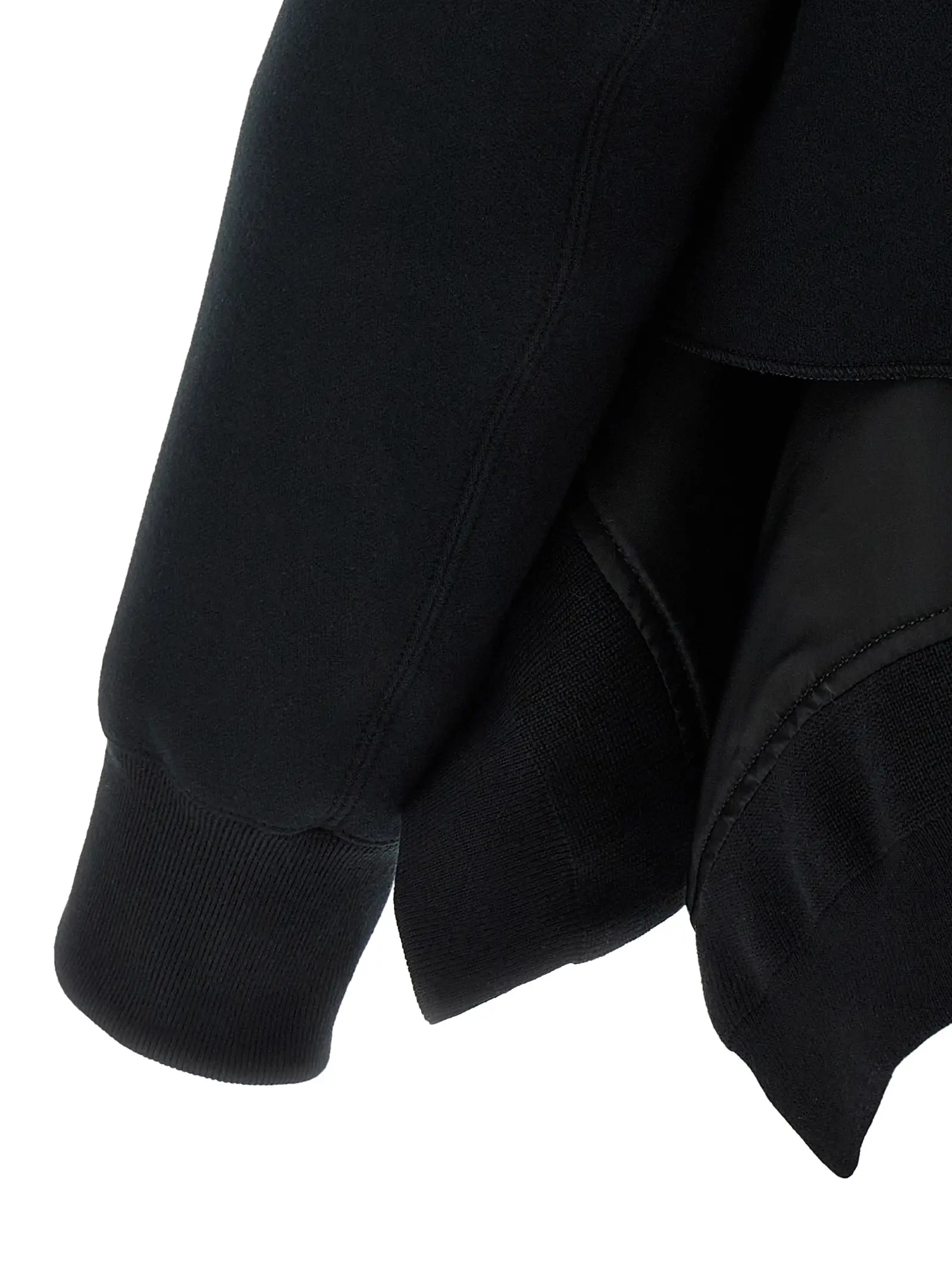 Худі Sponge Sacai Чорне 4 'Sponge' hoodie 62% cotton