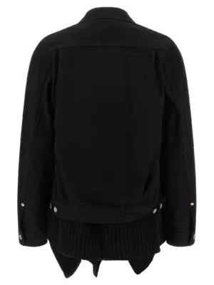 2in1 jacket Woman SACAI Black