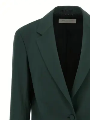 'Basti' blazer Woman DRIES VAN NOTEN Green