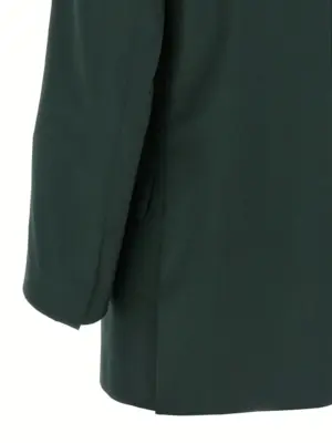 'Basti' blazer 53% polyester 43% wool 4% elastane DRIES VAN NOTEN Green